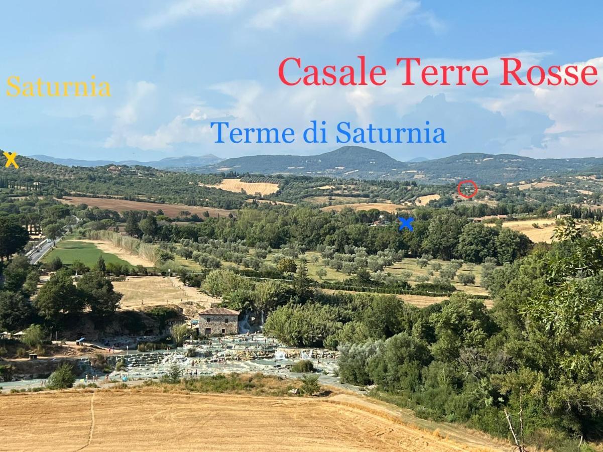 Bed and Breakfast Casale Terre Rosse Сатурнія Екстер'єр фото